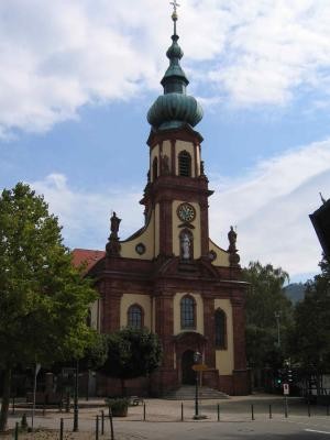 Frontalansicht der Barockkirche St. Maria in Bühl-Kappelwindeck